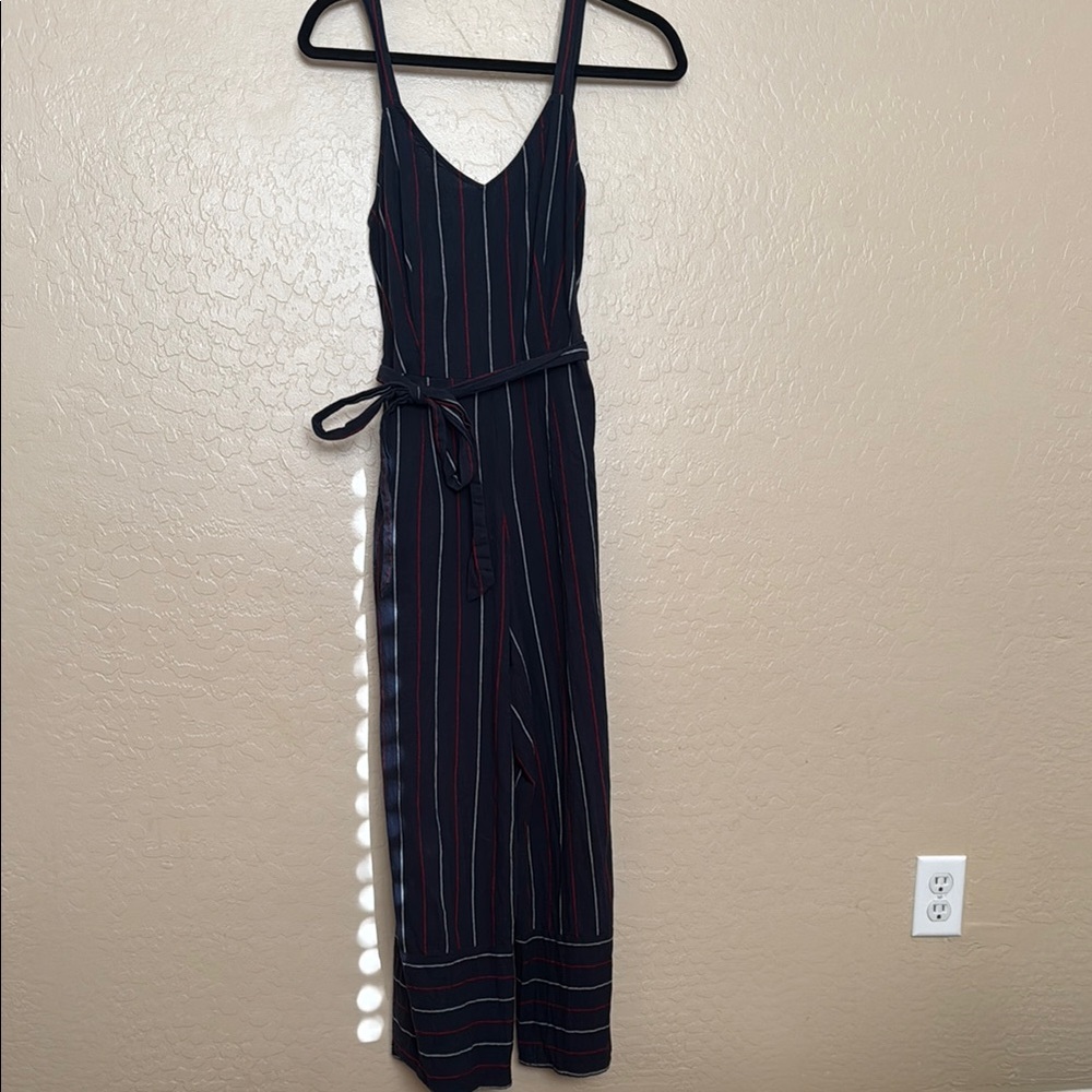 Striped Black Jumpsuit